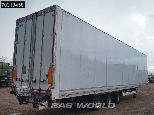 Box body Talson F1227 3 axles Mega Rollerbett Luchtvracht