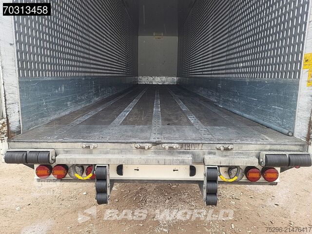 Box body Talson F1227 3 axles Mega Rollerbett Luchtvracht