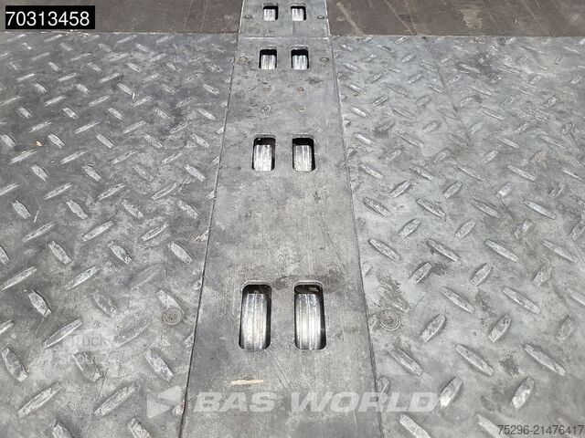 Box body Talson F1227 3 axles Mega Rollerbett Luchtvracht