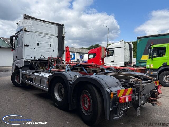 Chassis med førerhus Mercedes-Benz Actros 2548 Retarder, Stuuras, PTO, Euro 6