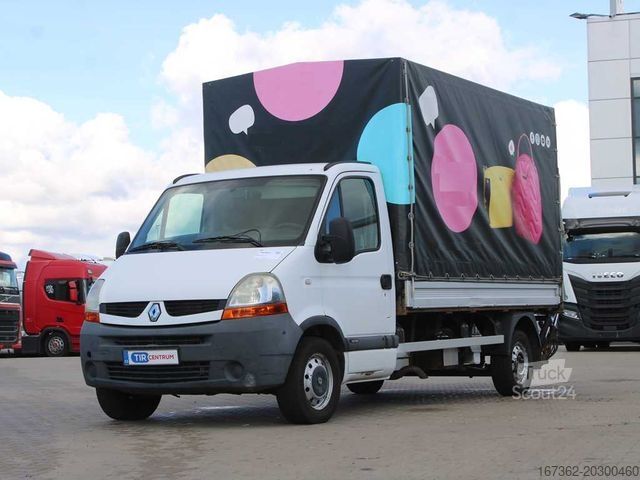 Aizkaru sānu furgons RENAULT MASTER, EURO 4, TAIL LIFT, CAMERA