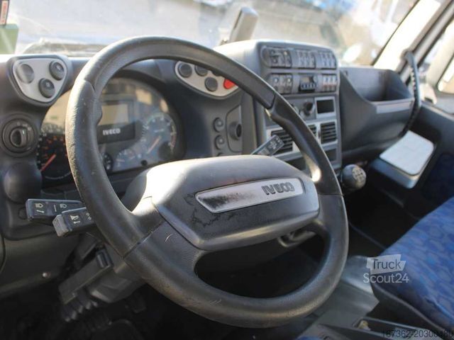 Камион платформа с брезент IVECO EUROCARGO 120E25, EURO 5, SIDEWALLS, TAIL LIFT