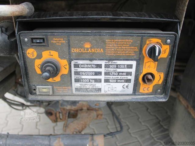 Dobozos teherautó RENAULT MIDLUM 160.10, EURO 4, TAIL LIFT, PNEU 80%