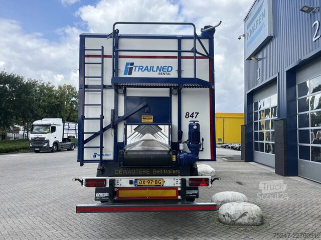 Konveijera lentes piekabe Dewagtere N/V Agri 60m3 Liftas