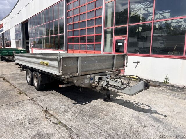 Üç yöne devirmeli römork Humbaur htk105024  Tandemkipper- Tieflader
