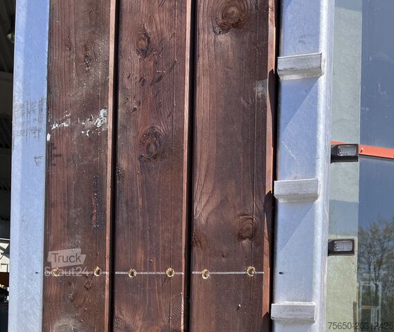 Dieplader oplegger Möslein T 3-6,60 VB 1 3 Achs Tieflader- Anhänger, Luftgefedert, Verbreiterung