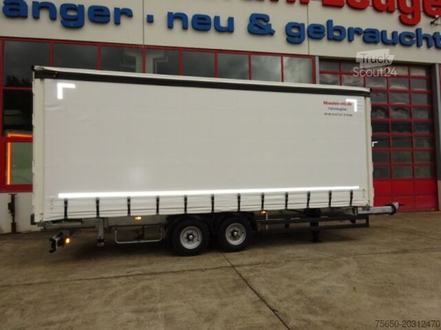 Open aanhangwagen met zeil Möslein TPW 105 D Schwebheim  Tandem- Planenanhänger Durchladen