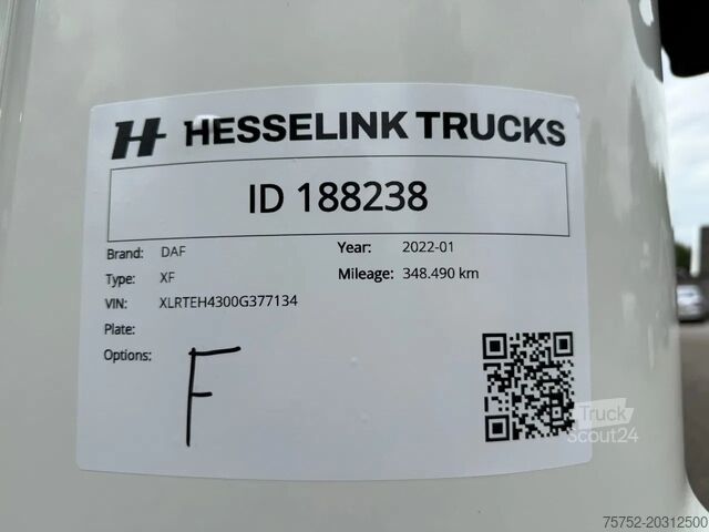 Standard-SZM DAF XF 480 SSC Super Space 2x tank LED 348.490KM! N...