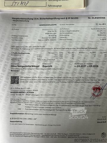 Actros Lowliner + porte-engins HRD, 252 000 km Mercedes-Benz Actros 1842