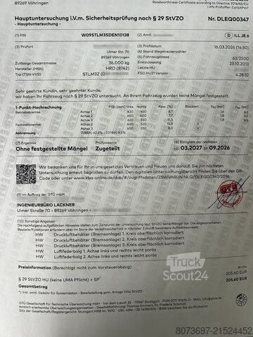 Actros Lowliner + porte-engins HRD, 252 000 km Mercedes-Benz Actros 1842