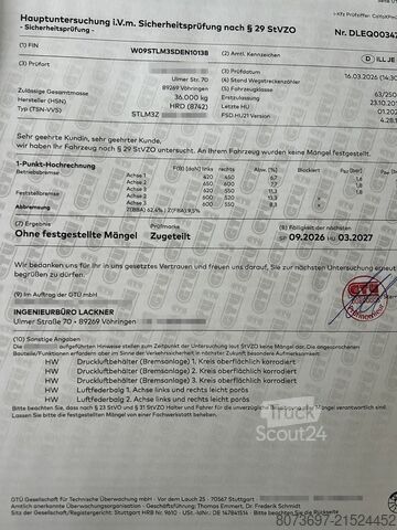 Actros Lowliner + porte-engins HRD, 252 000 km Mercedes-Benz Actros 1842