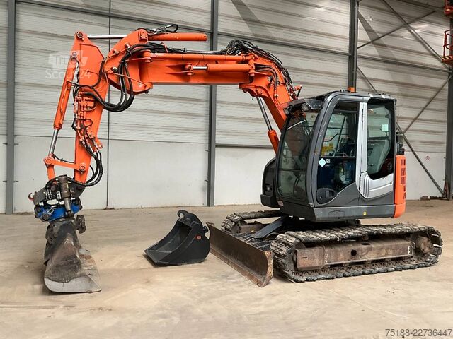 Midi grävmaskin Hitachi ZX 85 US-3 rototilt