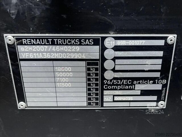 Estándar-SZM Renault T480 productie 2021. P- Cool. origineel France ...