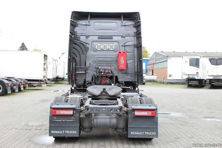 Standard trekkvogn Renault T 480 E6 Alufelgen Retarder Vollspoiler Kühlbox