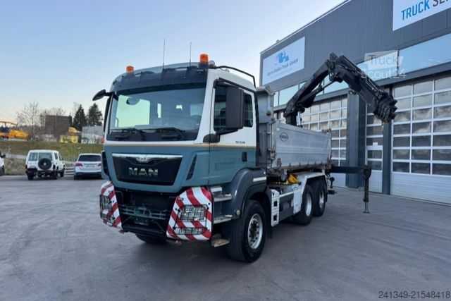 Ανατρεπόμενο φορτηγό MAN TGS 33.480 6x4 Hiab 244-5