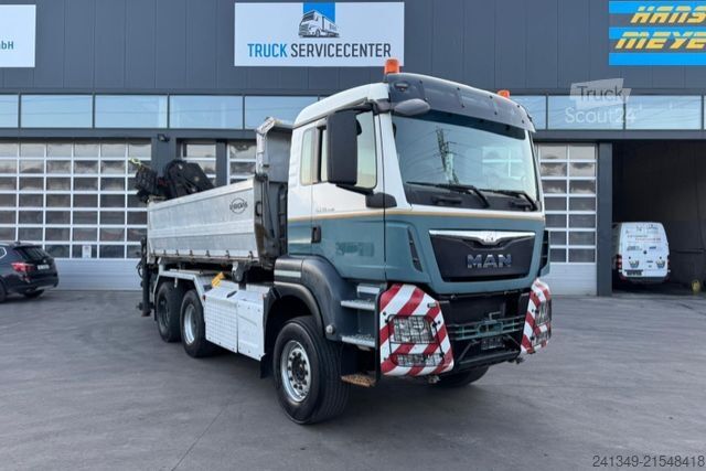 Ανατρεπόμενο φορτηγό MAN TGS 33.480 6x4 Hiab 244-5