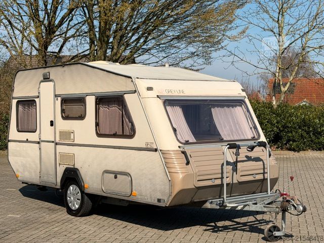 Caravane KIP KG 42 T Wohnwagen Toilet + Heizung + Vorzelt