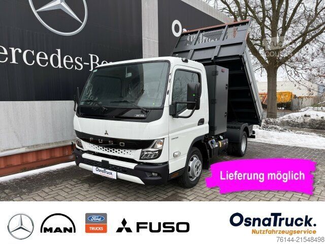 Furgone ribaltabile FUSO 3C15 Hinterkipper + Box Klima,AHK 3,5t,Diff.-Sp.