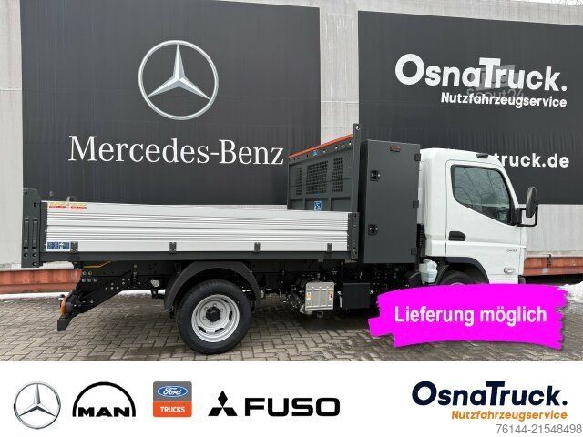 Furgone ribaltabile FUSO 3C15 Hinterkipper + Box Klima,AHK 3,5t,Diff.-Sp.