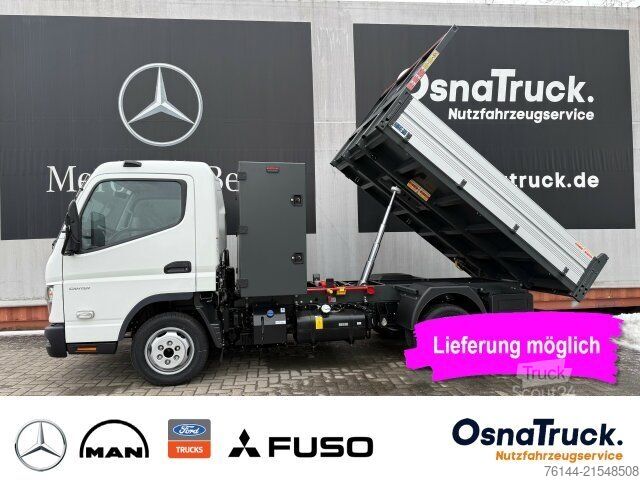 Furgone ribaltabile FUSO 3C15 Hinterkipper + Box Klima,AHK 3,5t,Diff.-Sp.