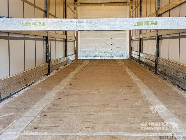 Open semitrailer with tarp Schmitz Cargobull Curtainsider Coil Getränke