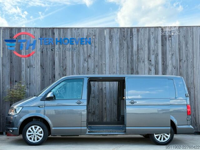 Slēgtais furgons VW T6 Transporter 2.0 TDI 2x Schiebetür AHK Tempom.