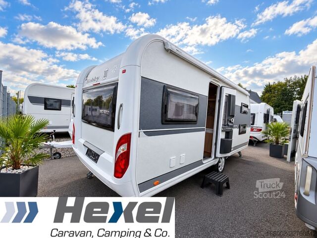 Жилой прицеп HOBBY De Luxe 515 UHK Hubbett hinten, Etagenbetten