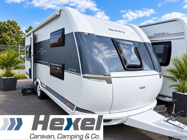 Жилой прицеп HOBBY De Luxe 515 UHK Hubbett hinten, Etagenbetten