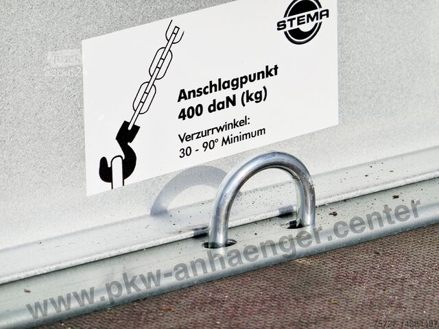 Dieplader aanhangwagen STEMA Anhänger STEMA SyStema 1300kg gebremst A