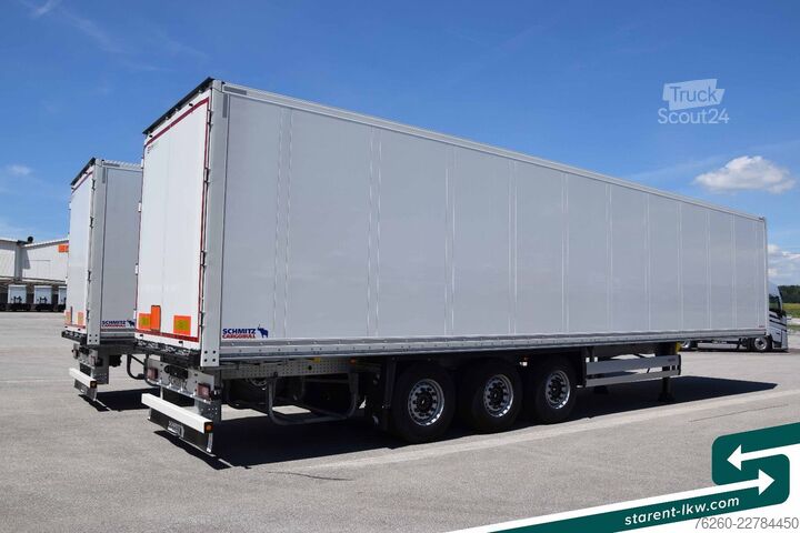 Semirimorchio furgonato SCHMITZ CARGOBULL Doppelstock Liftachse Zurrleisten LED MIETE
