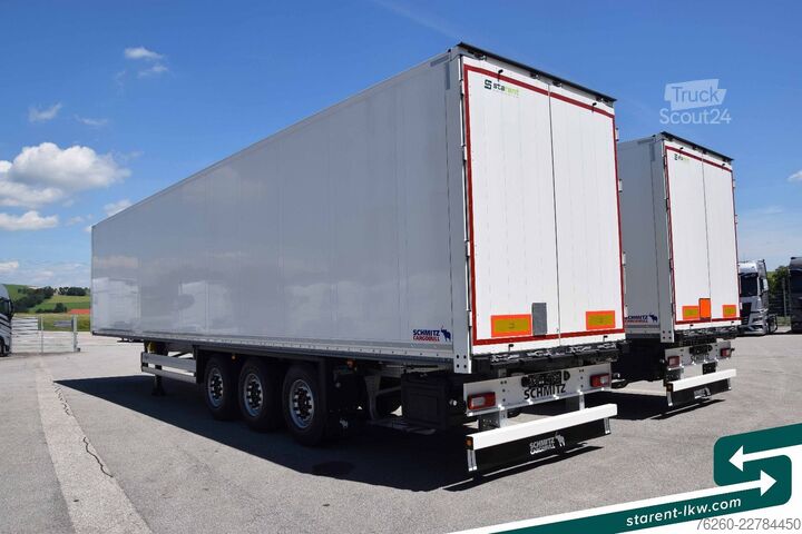 Semirimorchio furgonato SCHMITZ CARGOBULL Doppelstock Liftachse Zurrleisten LED MIETE