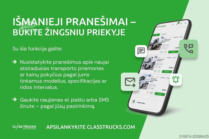 Brandalı açık yarı römork SCHMITZ CARGOBULL SCS24/L Varios