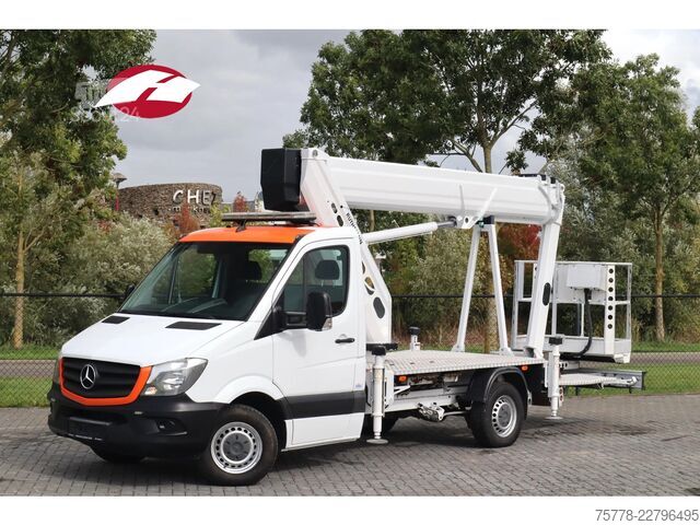 Plate-forme de levage Mercedes-Benz Sprinter 313 | RUTHMANN TB220 | 22 METER | JIB ...