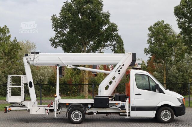 Plate-forme de levage Mercedes-Benz Sprinter 313 | RUTHMANN TB220 | 22 METER | JIB ...