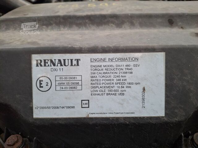 محرك RENAULT DXI11-460HP