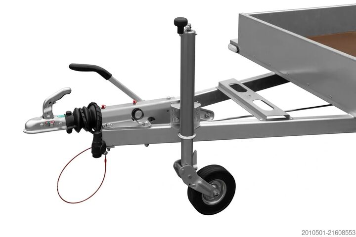 Aanhangwagen voor zwaar materieel PKW-Anhänger Baumaschinenanhänger Auffahrrampe NEU