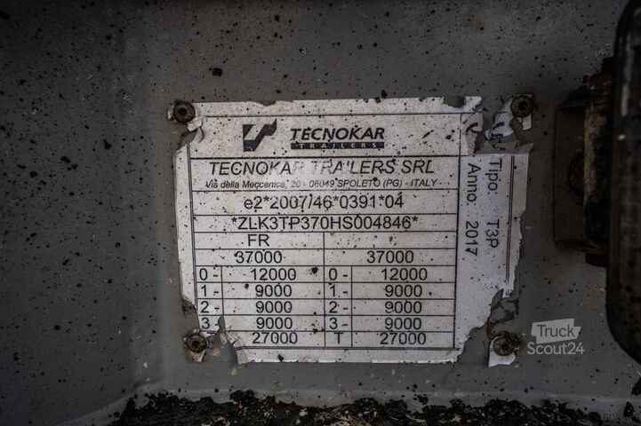 Kipper TECNOKAR TECNOKAR T3P -HARDOX 26m3+BACHE