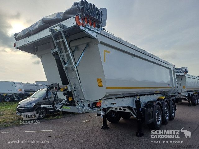 Tippsemi Schmitz Cargobull Kipper Stahlrundmulde 28m³