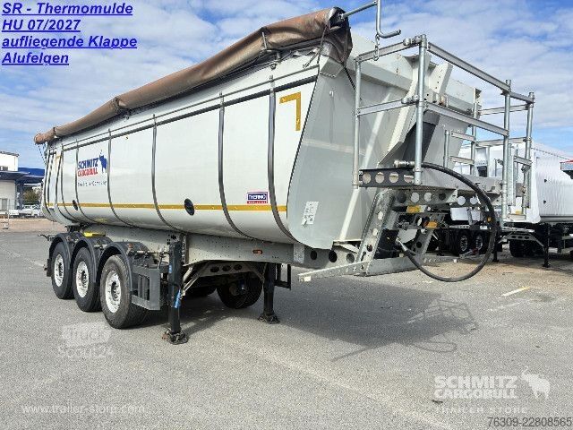 Tippsemi Schmitz Cargobull Kipper Stahlrundmulde Thermomulde 29m³