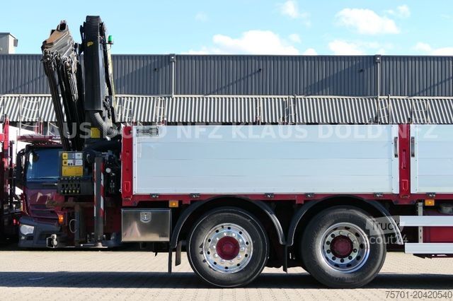 Φορτηγό με επίπεδη καρότσα VOLVO FH 500 Pritsche Kran Palfinger Funk Vollluft EU6