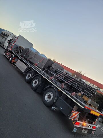 Oplegger met vlakke laadvloer Web Trailers 