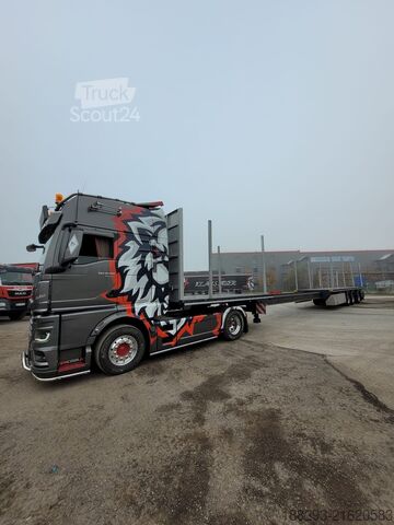 Oplegger met vlakke laadvloer Web Trailers 