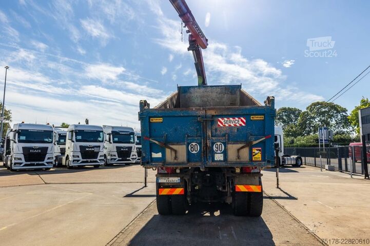 Kipper mit Kran MAN TGS 35.360 BB+ BIBENNE+HMF 18T/m+2EXT