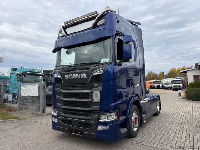 Tracteur routier standard SCANIA 770S V8/Leder/Hydraulik/Vollluft/Alu/Standklima