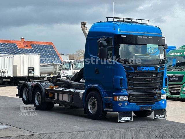 Haakarm vrachtwagen SCANIA R500 6x2 BL MEILLER RK20.65 Retarder Klima