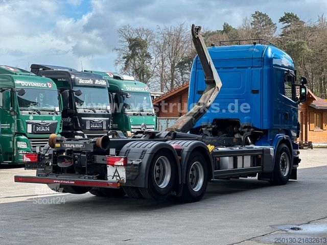 Haakarm vrachtwagen SCANIA R500 6x2 BL MEILLER RK20.65 Retarder Klima