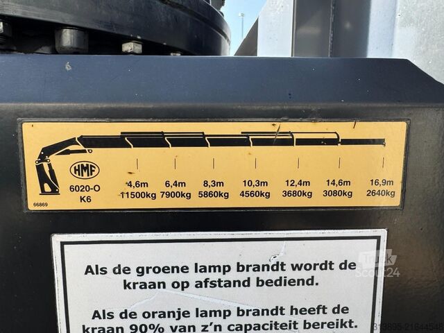 Standart-SZM DAF CF85-460 FAS 6x2 Trekker / Bakwagen, HMF Odin 6...