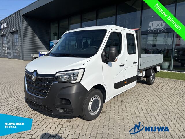 Platform van çift kabin Renault Master 145 DC + Open laadbak