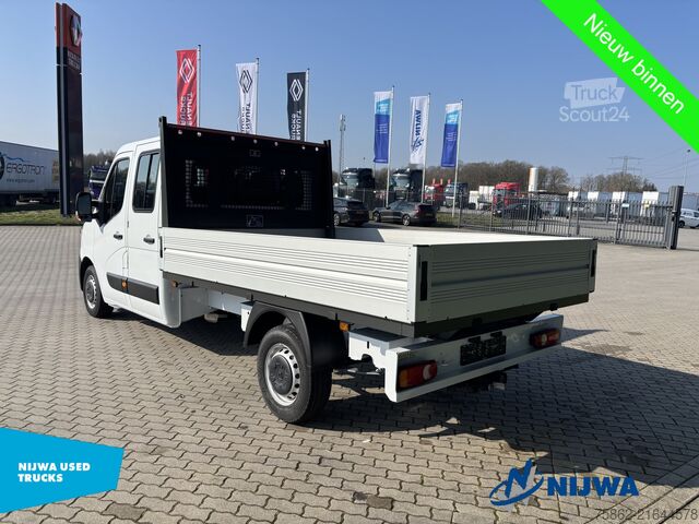 Platform van çift kabin Renault Master 145 DC + Open laadbak