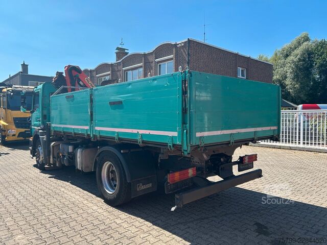 Háromirányú billenő teherautó MERCEDES-BENZ 1833 Axor  3Skipper + PK 12002 Kran 4x2